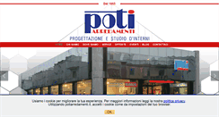 Desktop Screenshot of potiarredamenti.it